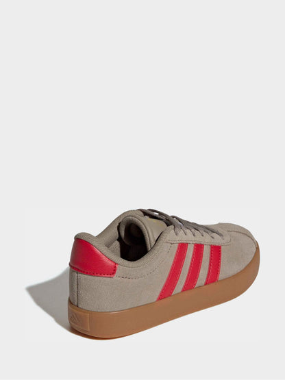 adidas Brown/Red VL Court 3.0 Trainers image 4