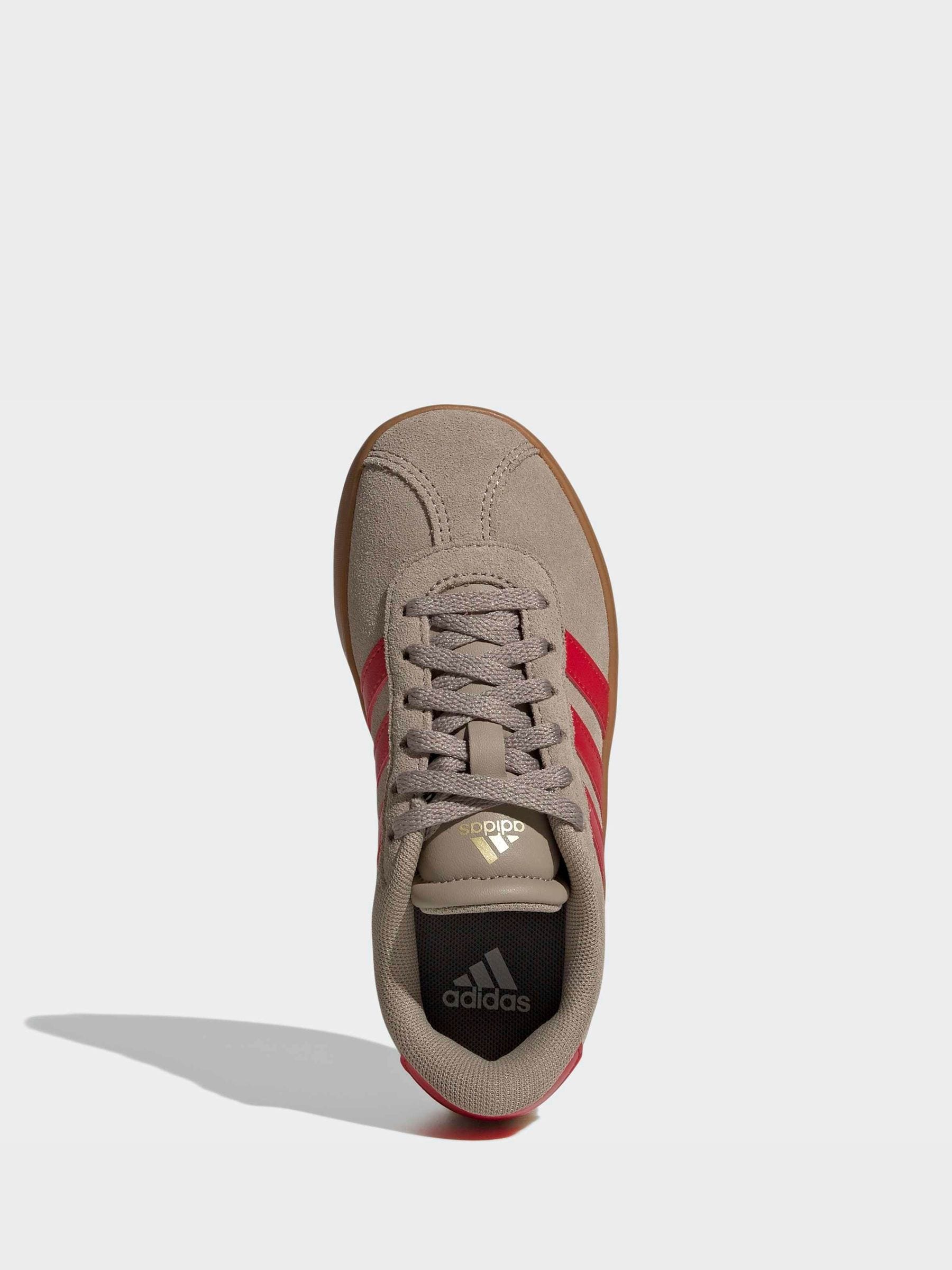 adidas Brown/Red VL Court 3.0 Trainers image 5