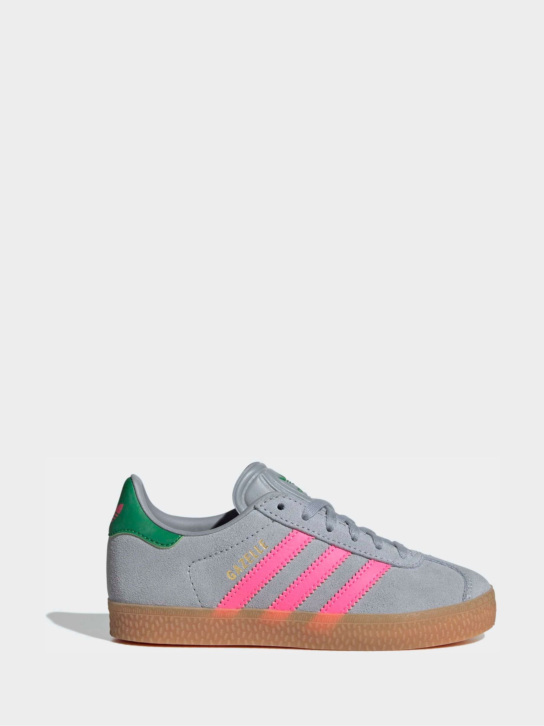 adidas Originals Grey Gazelle Kids Trainers image 1