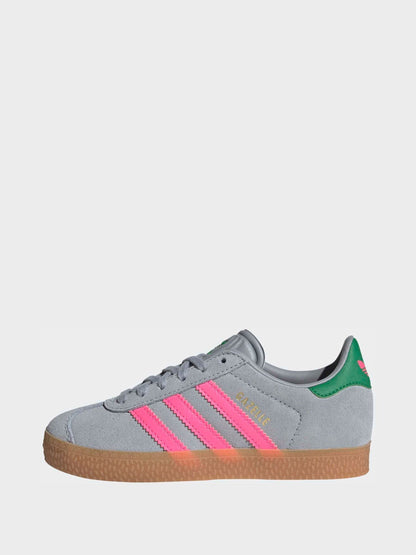 adidas Originals Grey Gazelle Kids Trainers image 3
