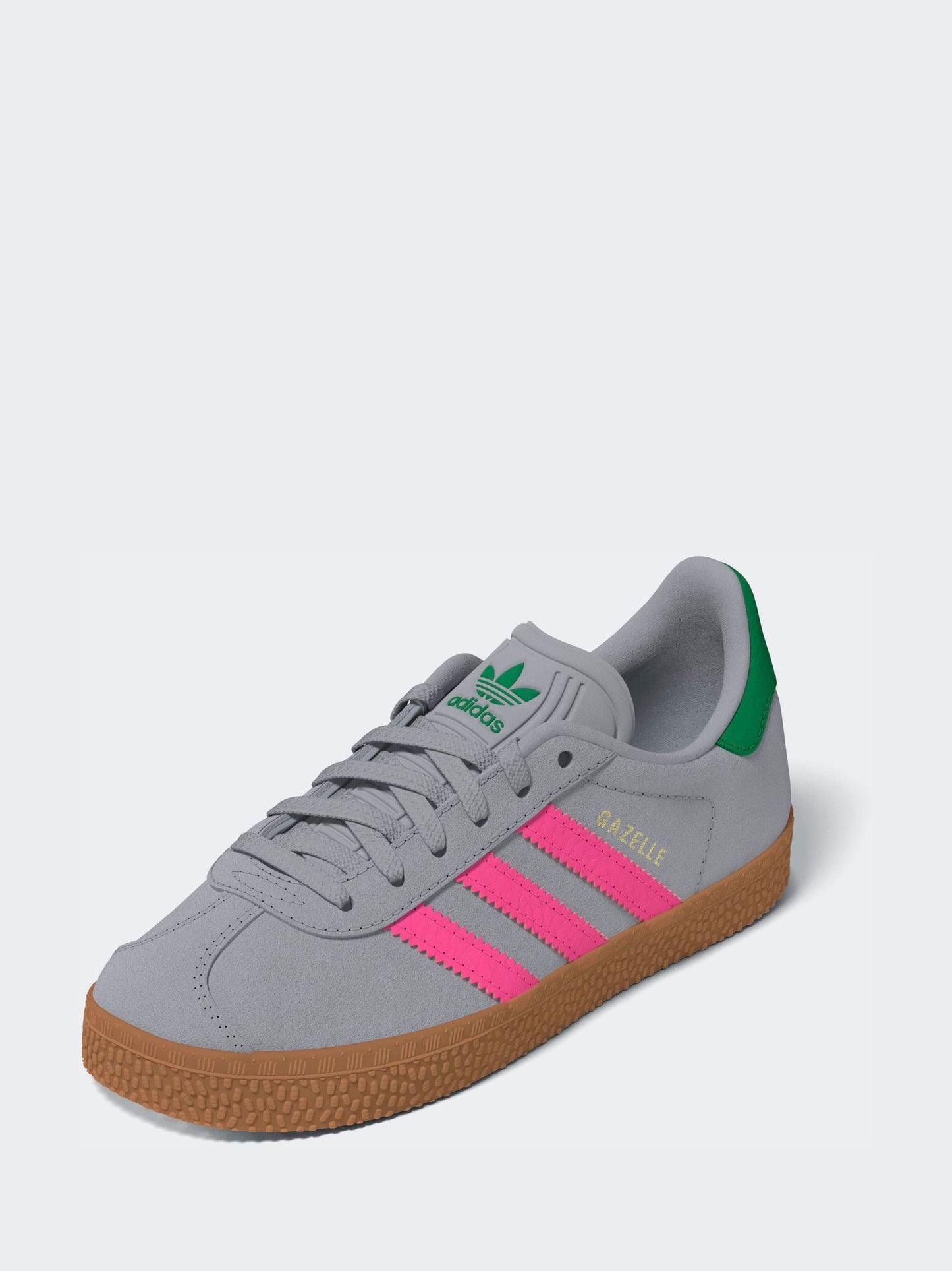 adidas Originals Grey Gazelle Kids Trainers image 4