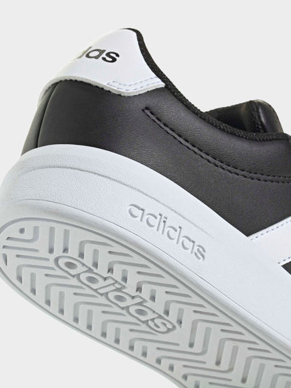 adidas Black/White Grand Court 3.0 Junior Trainers image 6