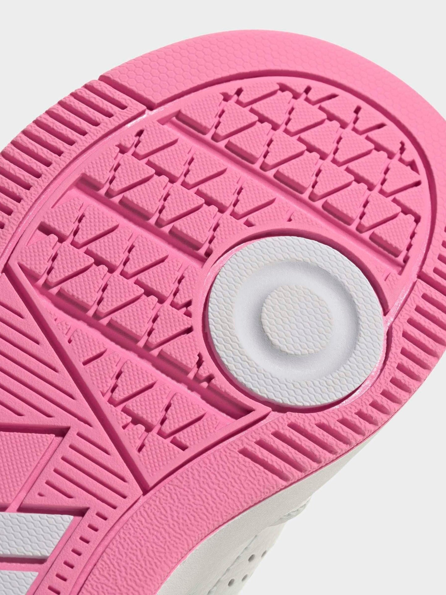 adidas White/Pink Hook and Loop Tensaur Sport 3.0 Junior Trainers image 10