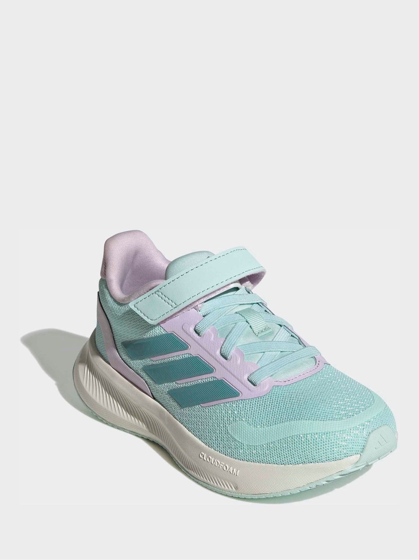 adidas Green Runfalcon 5 Elastic Lace Running Kids Trainers image 1