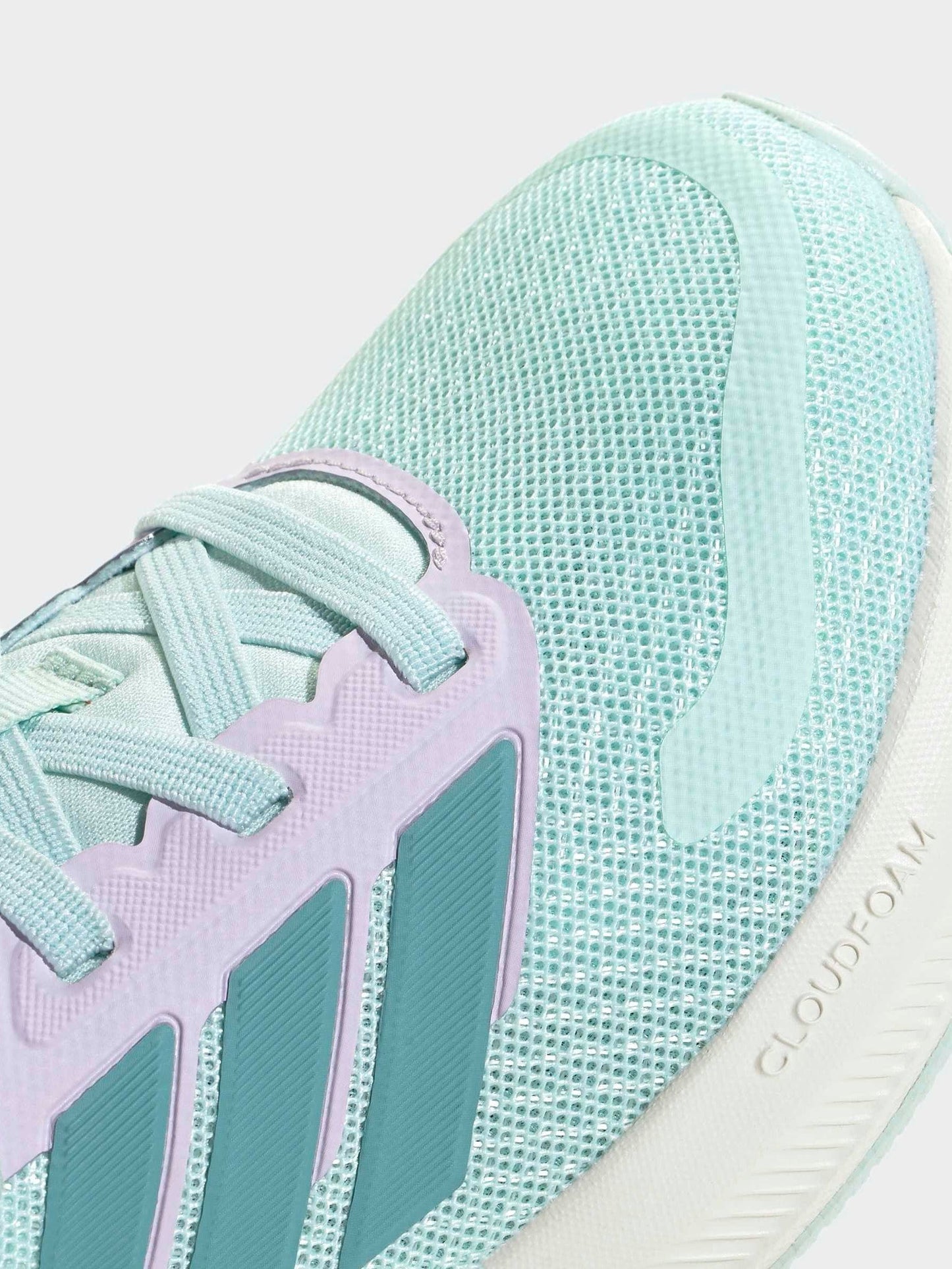 adidas Green Runfalcon 5 Elastic Lace Running Kids Trainers image 9