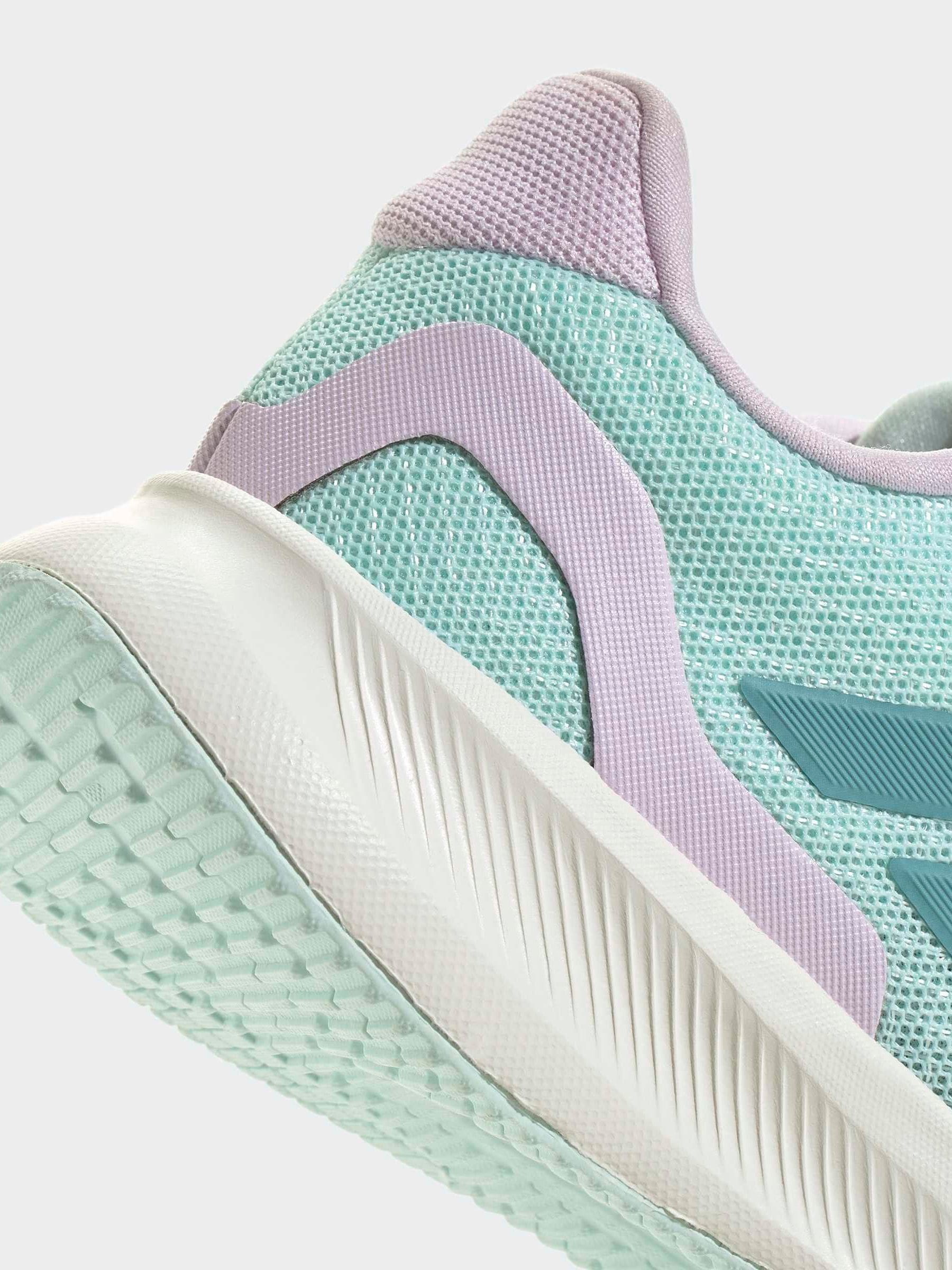 adidas Green Runfalcon 5 Elastic Lace Running Kids Trainers image 10