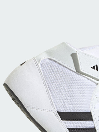 adidas White/Black Hook and Loop Tensaur Sport 3.0 Junior Trainers image 11