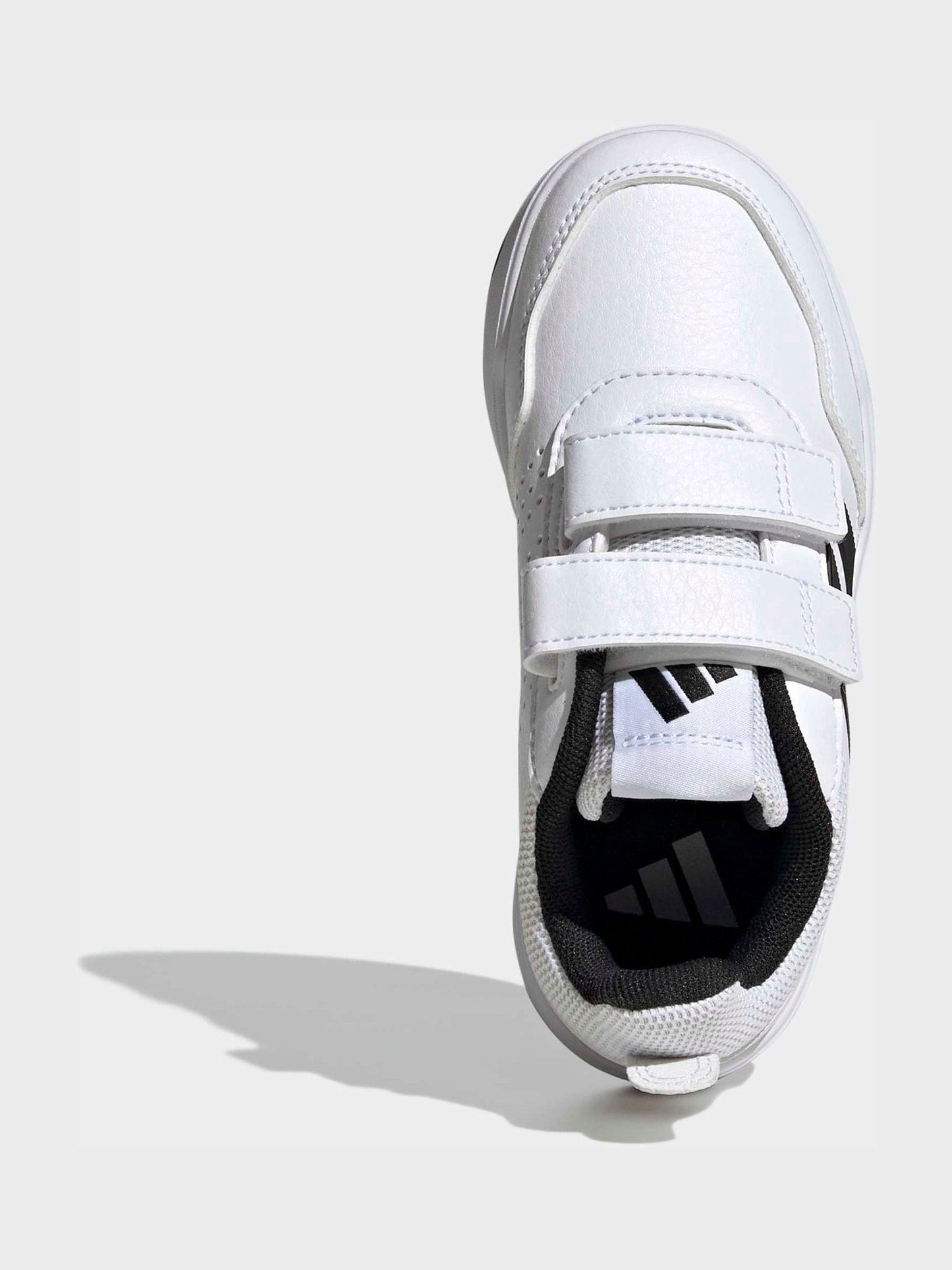 adidas White/Black Hook and Loop Tensaur Sport 3.0 Junior Trainers image 8