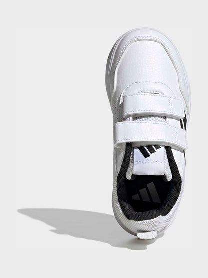 adidas White/Black Hook and Loop Tensaur Sport 3.0 Junior Trainers image 8