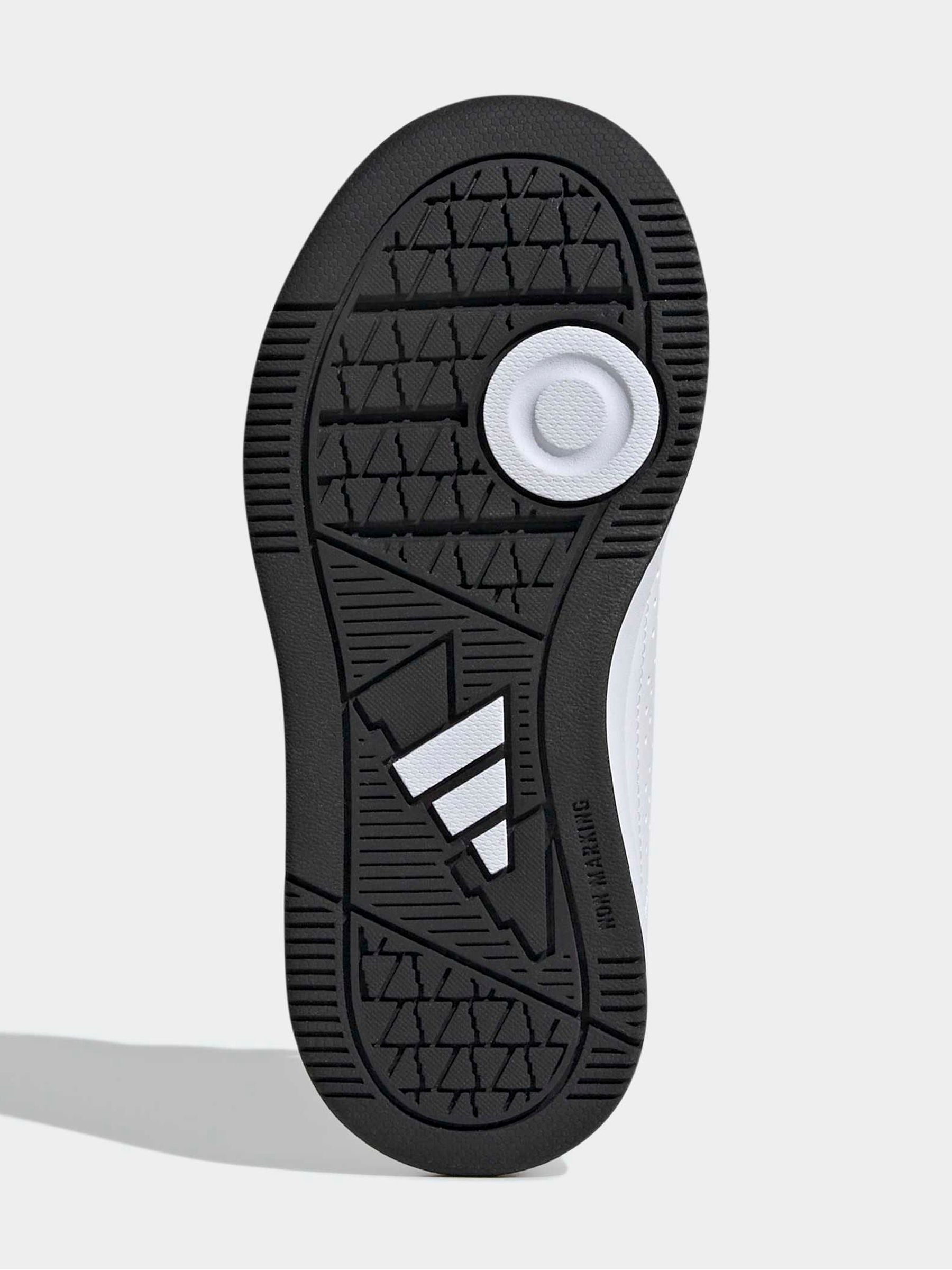 adidas White/Black Hook and Loop Tensaur Sport 3.0 Junior Trainers image 9