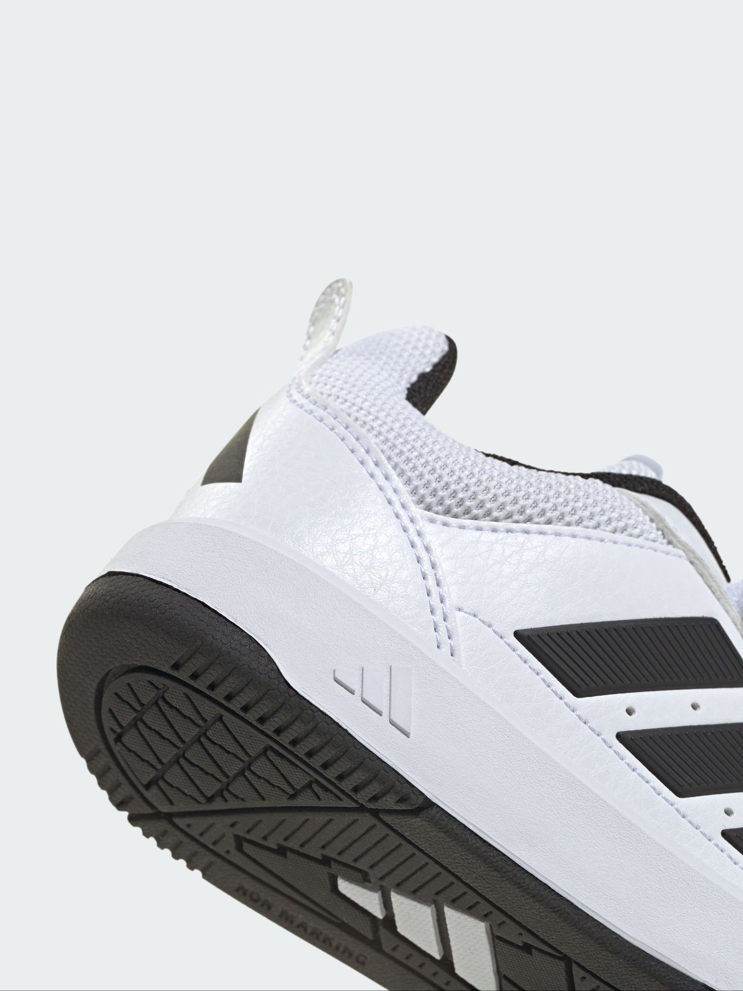adidas White/Black Hook and Loop Tensaur Sport 3.0 Junior Trainers image 10
