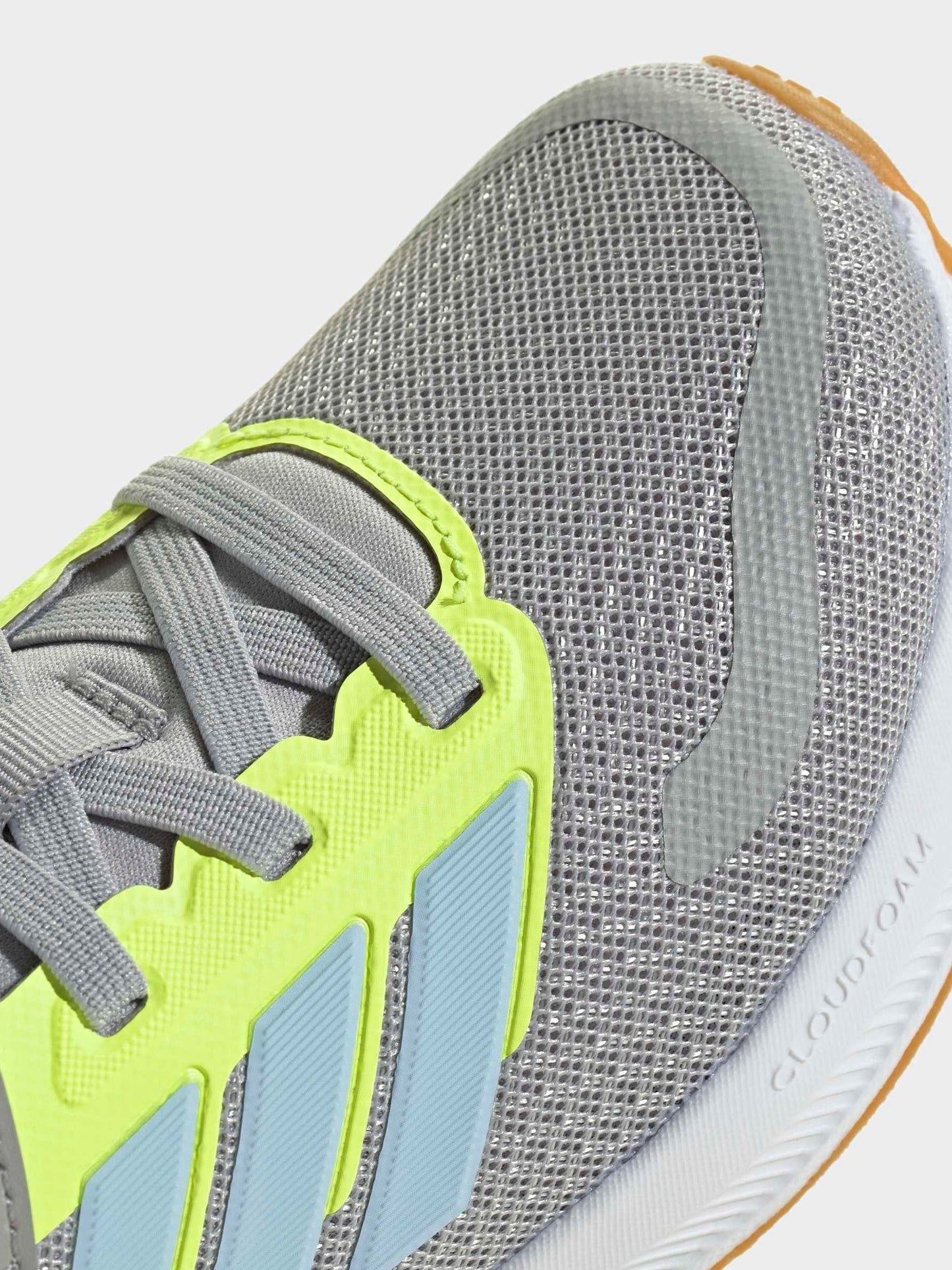 adidas Grey Runfalcon 5 Elastic Lace Running Kids Trainers image 10