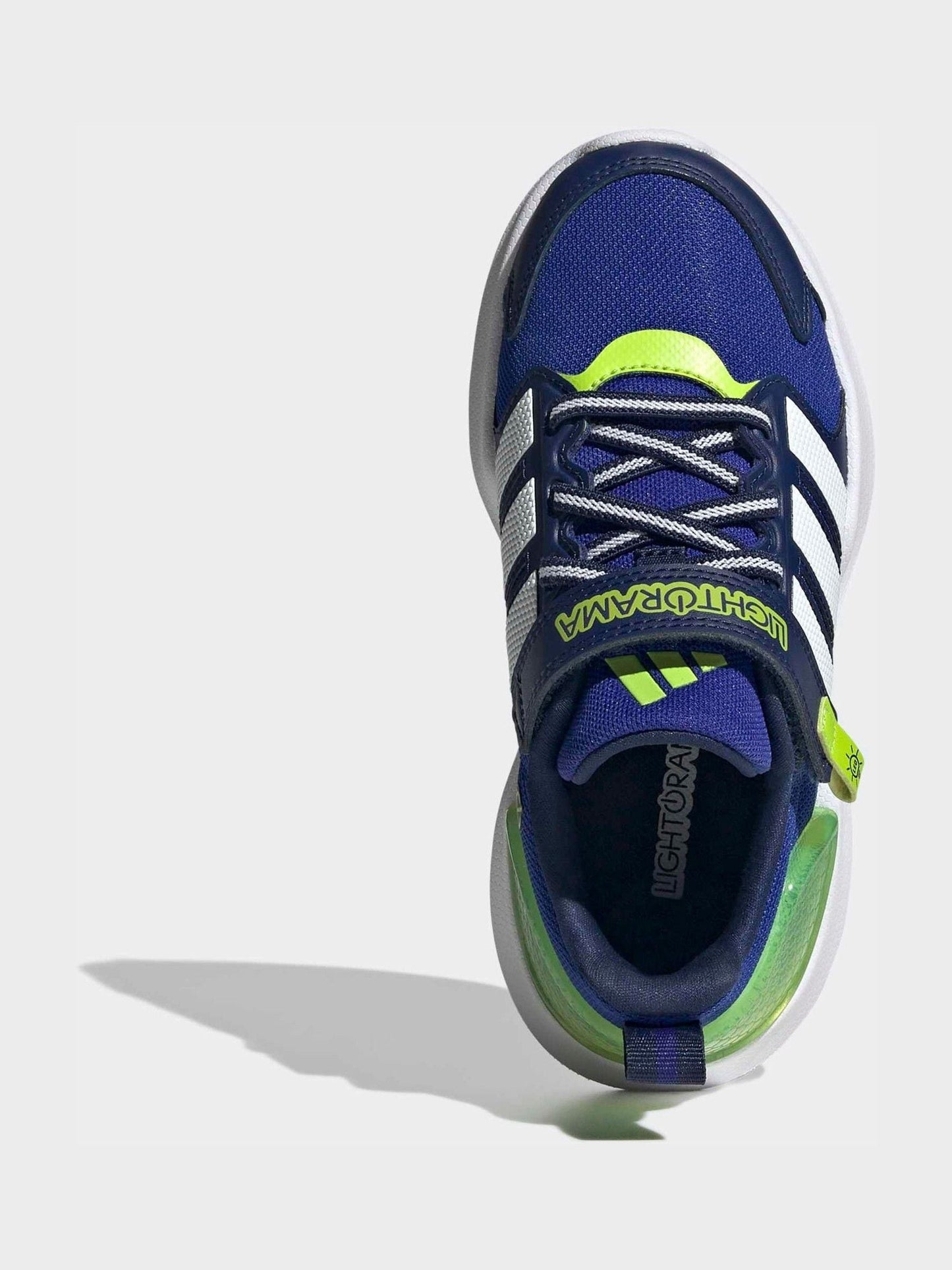 adidas Blue Lightorama Kids Trainers image 6