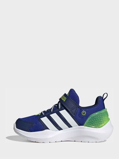 adidas Blue Lightorama Kids Trainers image 9