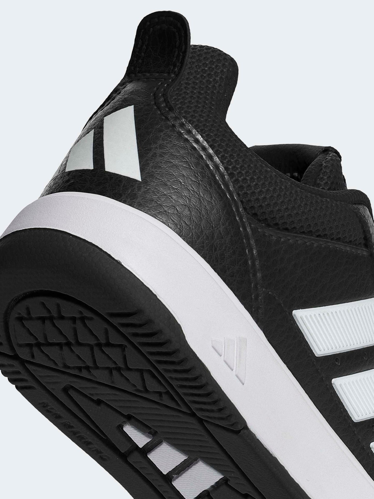 adidas Black Ground/White Hook and Loop Tensaur Sport 3.0 Junior Trainers image 11