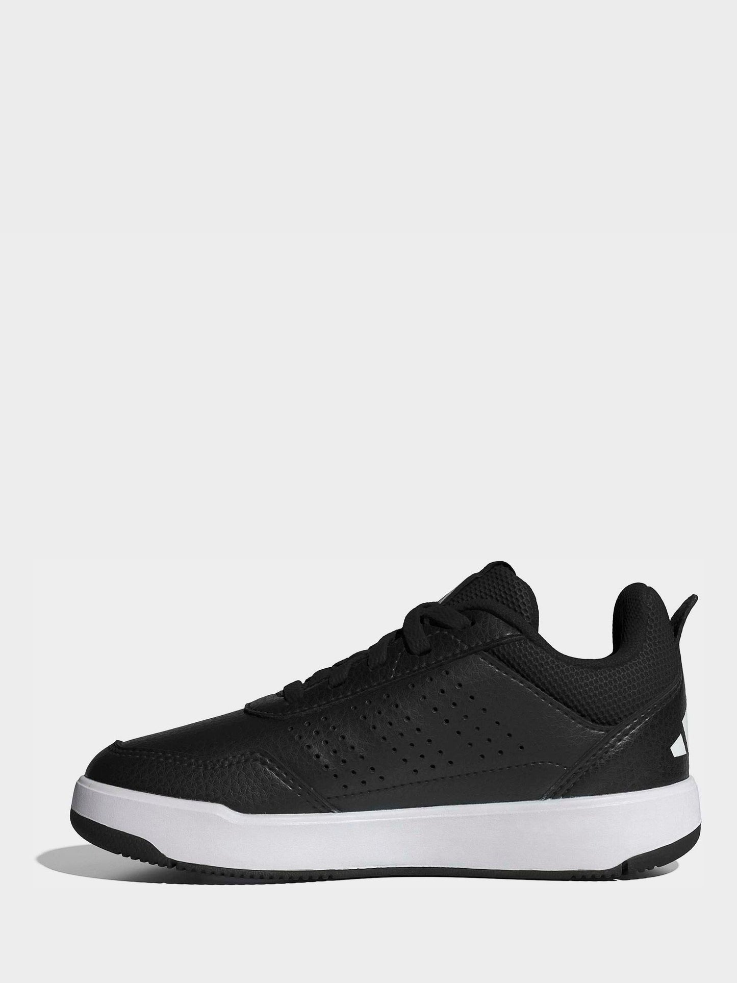 adidas Black Ground/White Hook and Loop Tensaur Sport 3.0 Junior Trainers image 3