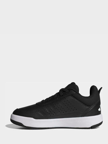 adidas Black Ground/White Hook and Loop Tensaur Sport 3.0 Junior Trainers image 3