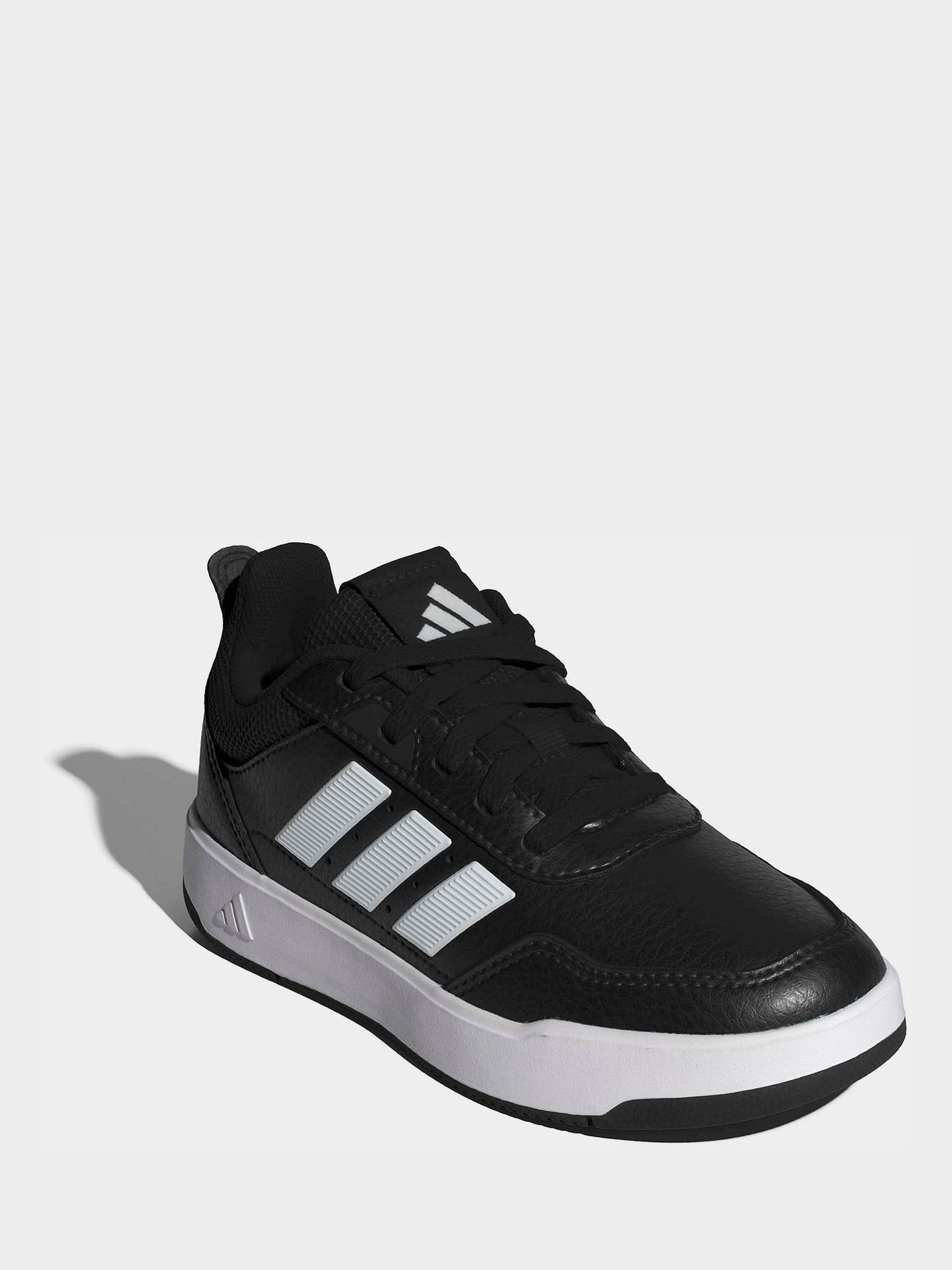 adidas Black Ground/White Hook and Loop Tensaur Sport 3.0 Junior Trainers image 4