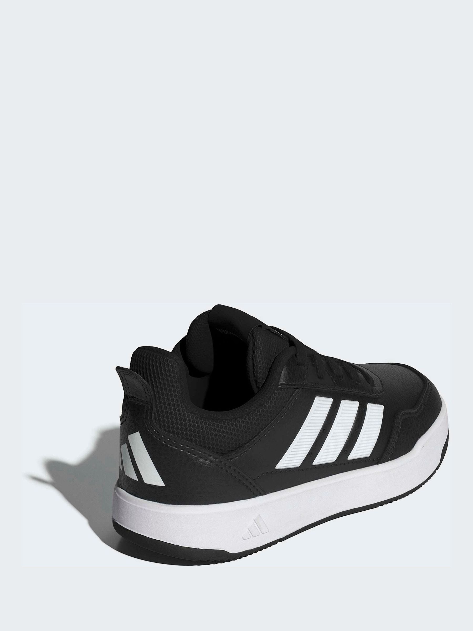 adidas Black Ground/White Hook and Loop Tensaur Sport 3.0 Junior Trainers image 5