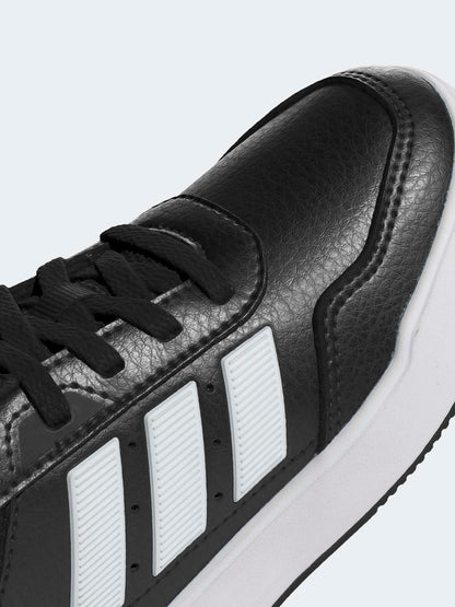 adidas Black Ground/White Hook and Loop Tensaur Sport 3.0 Junior Trainers image 10