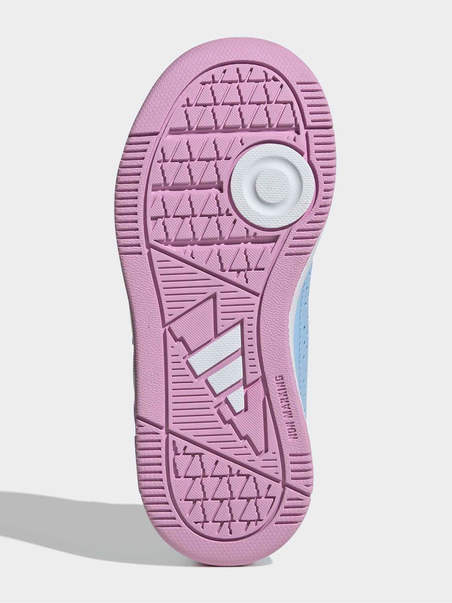 adidas Light Blue/Pink Hook and Loop Tensaur Sport 3.0 Junior Trainers image 8