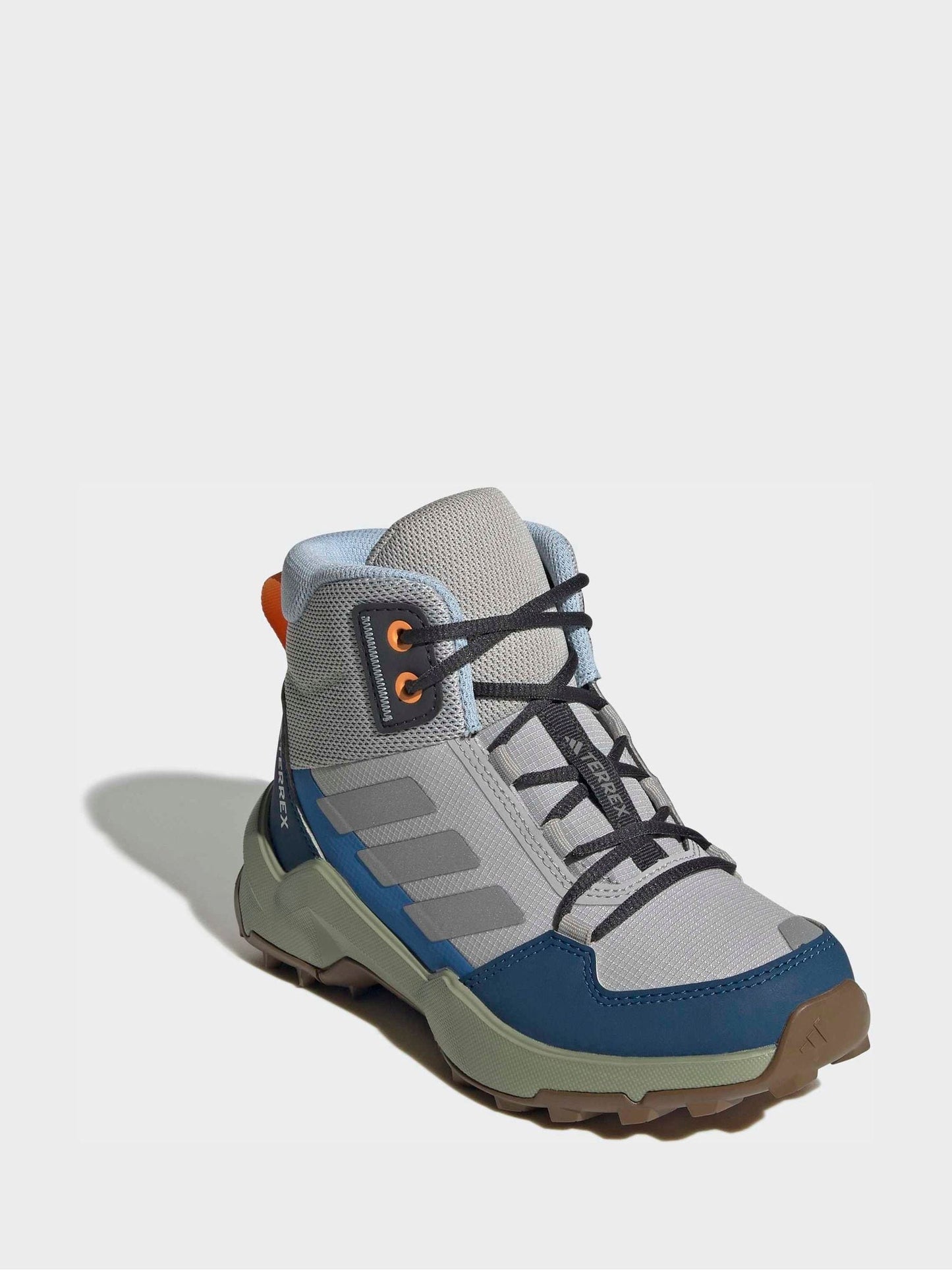 adidas Grey Terrex Ax4r Mid Hiking Kids Trainers image 10