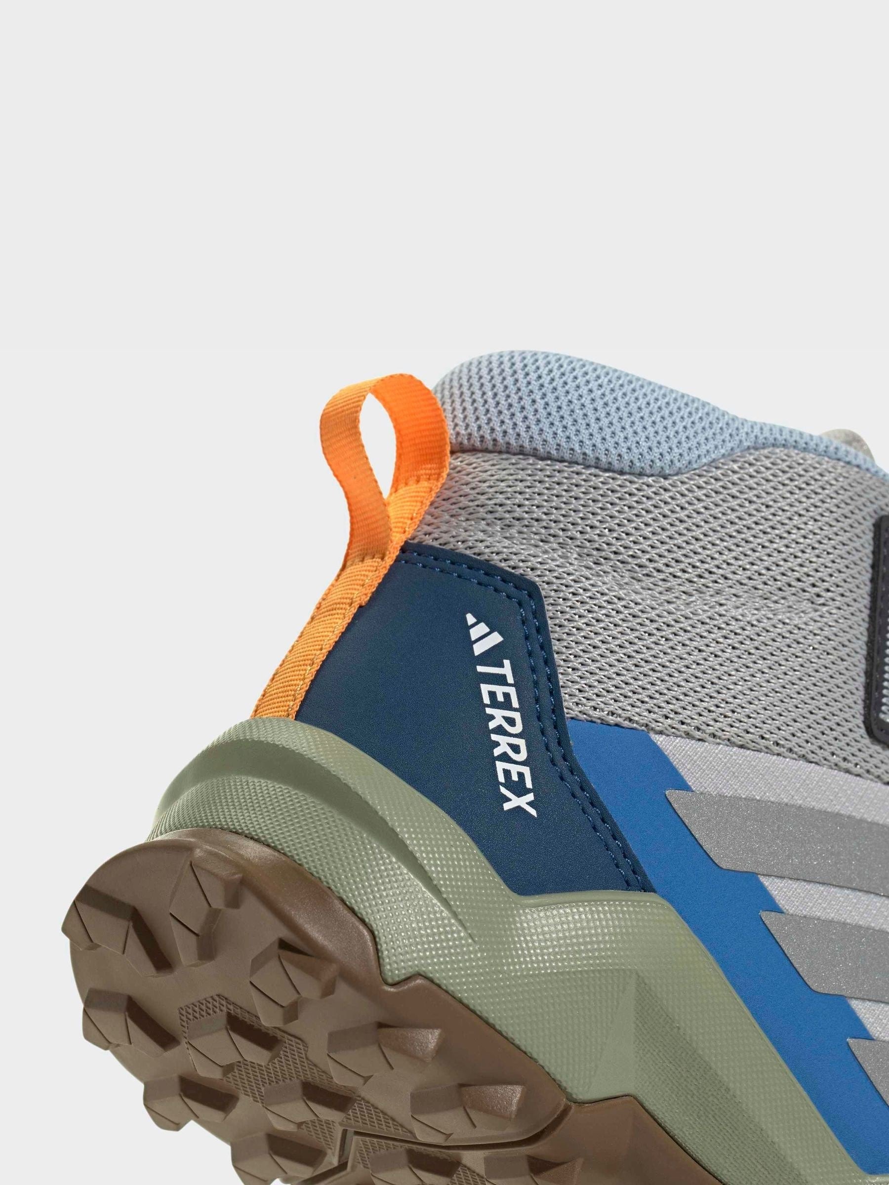 adidas Grey Terrex Ax4r Mid Hiking Kids Trainers image 3