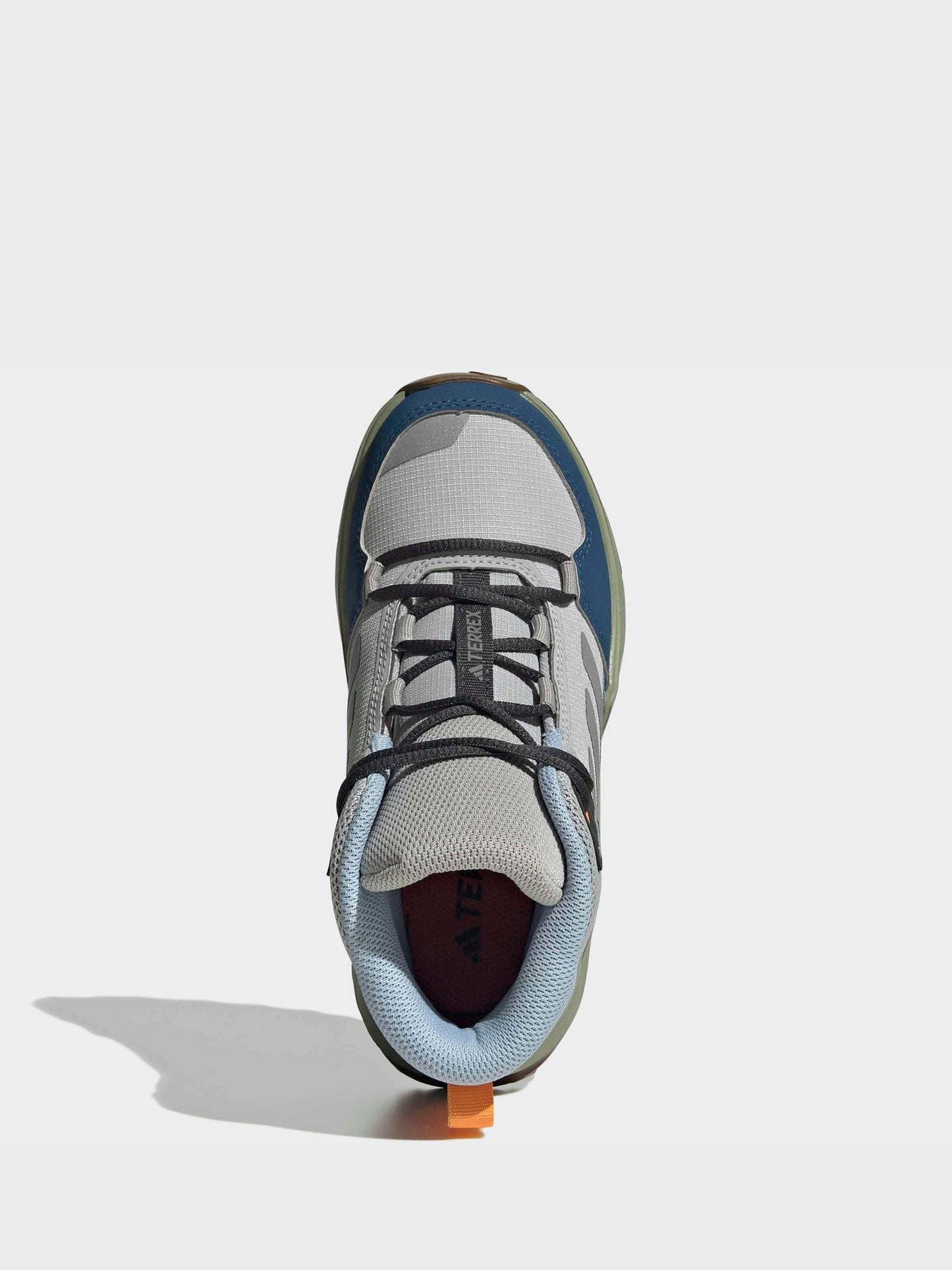 adidas Grey Terrex Ax4r Mid Hiking Kids Trainers image 7