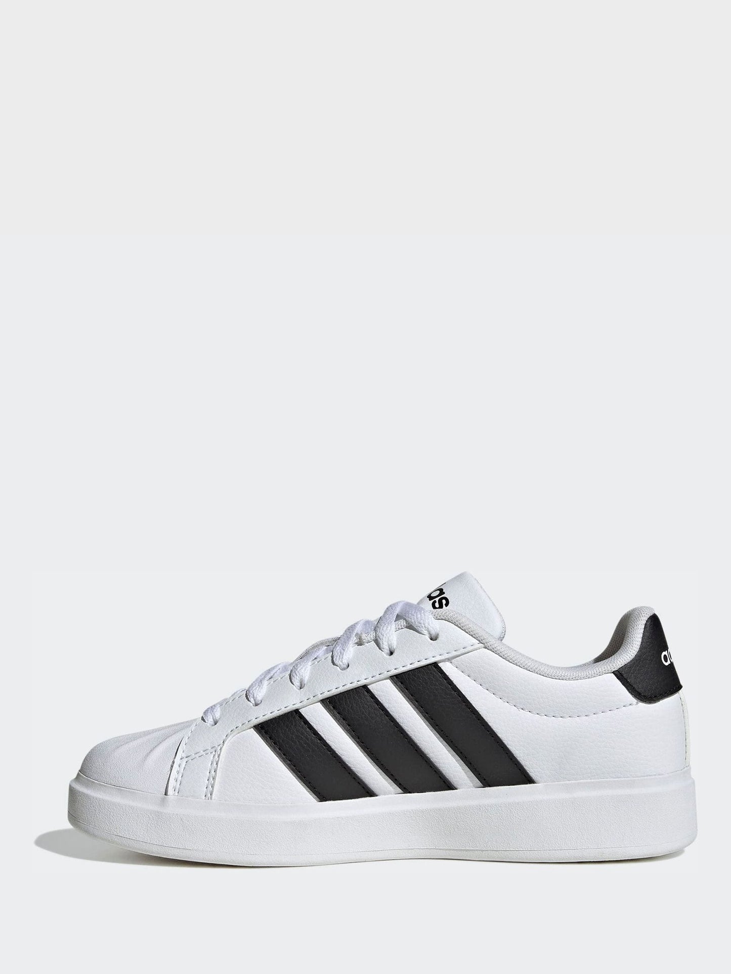 adidas White Street Talk Lace Junior Trainers image 2