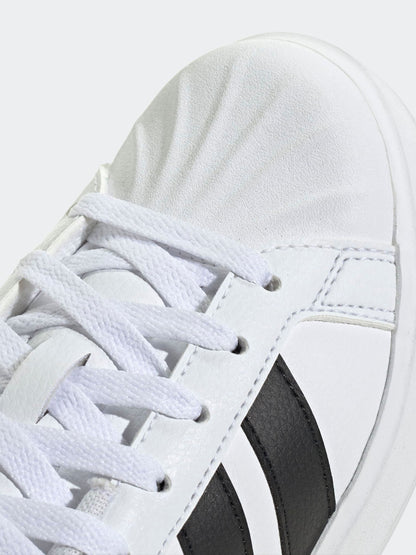adidas White Street Talk Lace Junior Trainers image 8