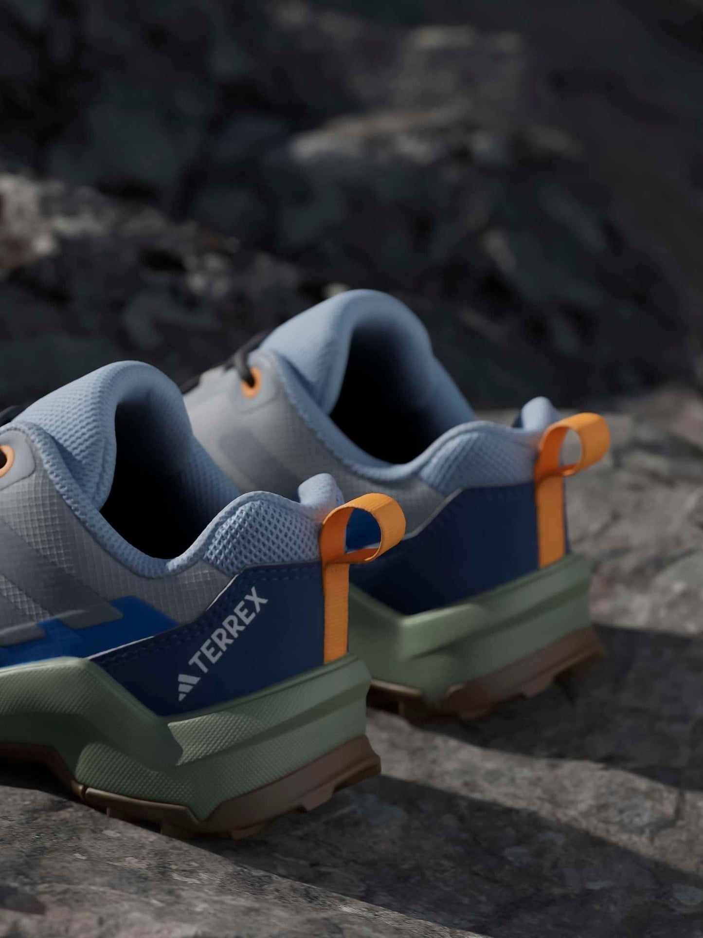 adidas Grey Terrex Ax4r Hiking Kids Trainers image 2