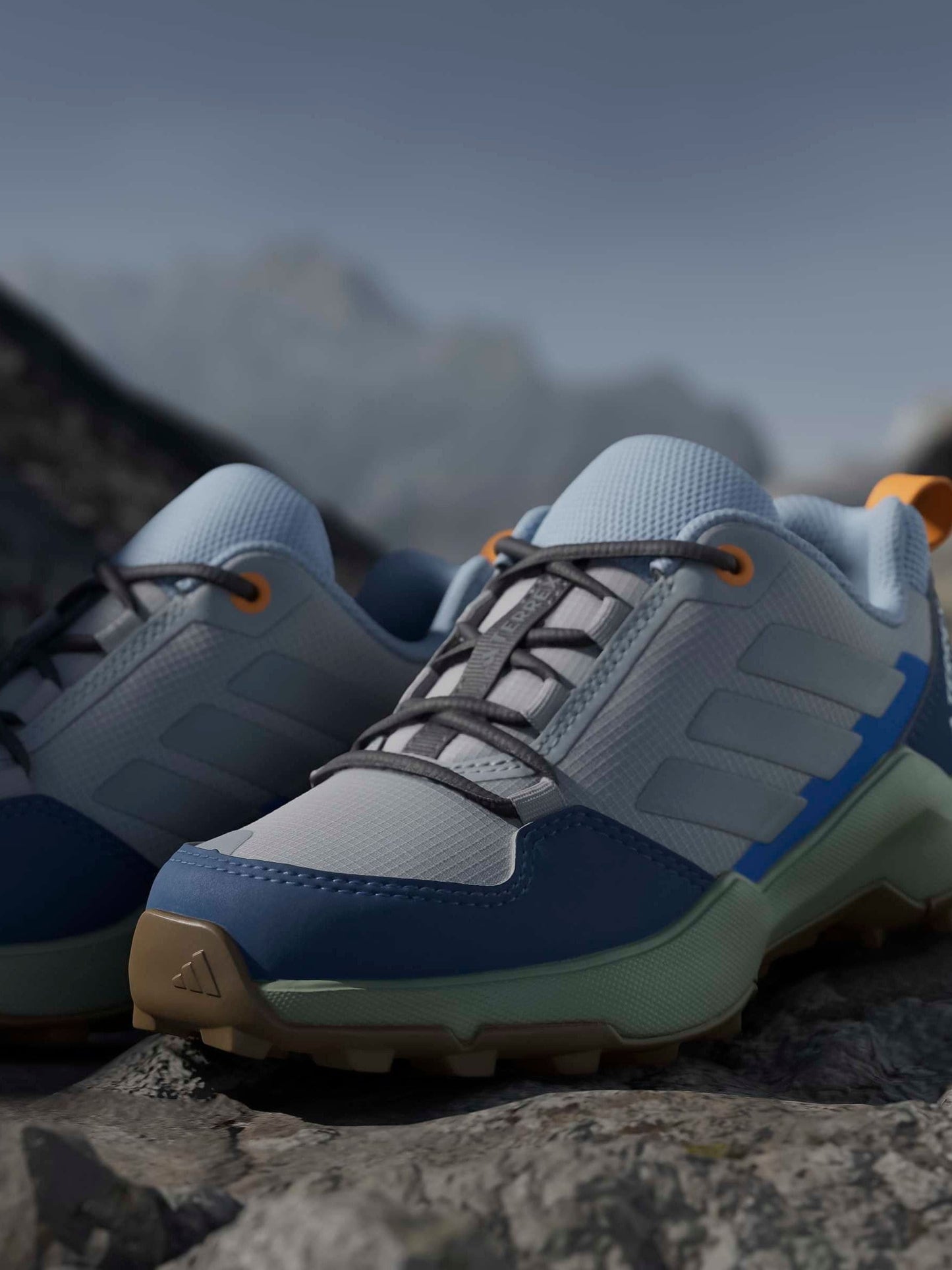 adidas Grey Terrex Ax4r Hiking Kids Trainers image 3