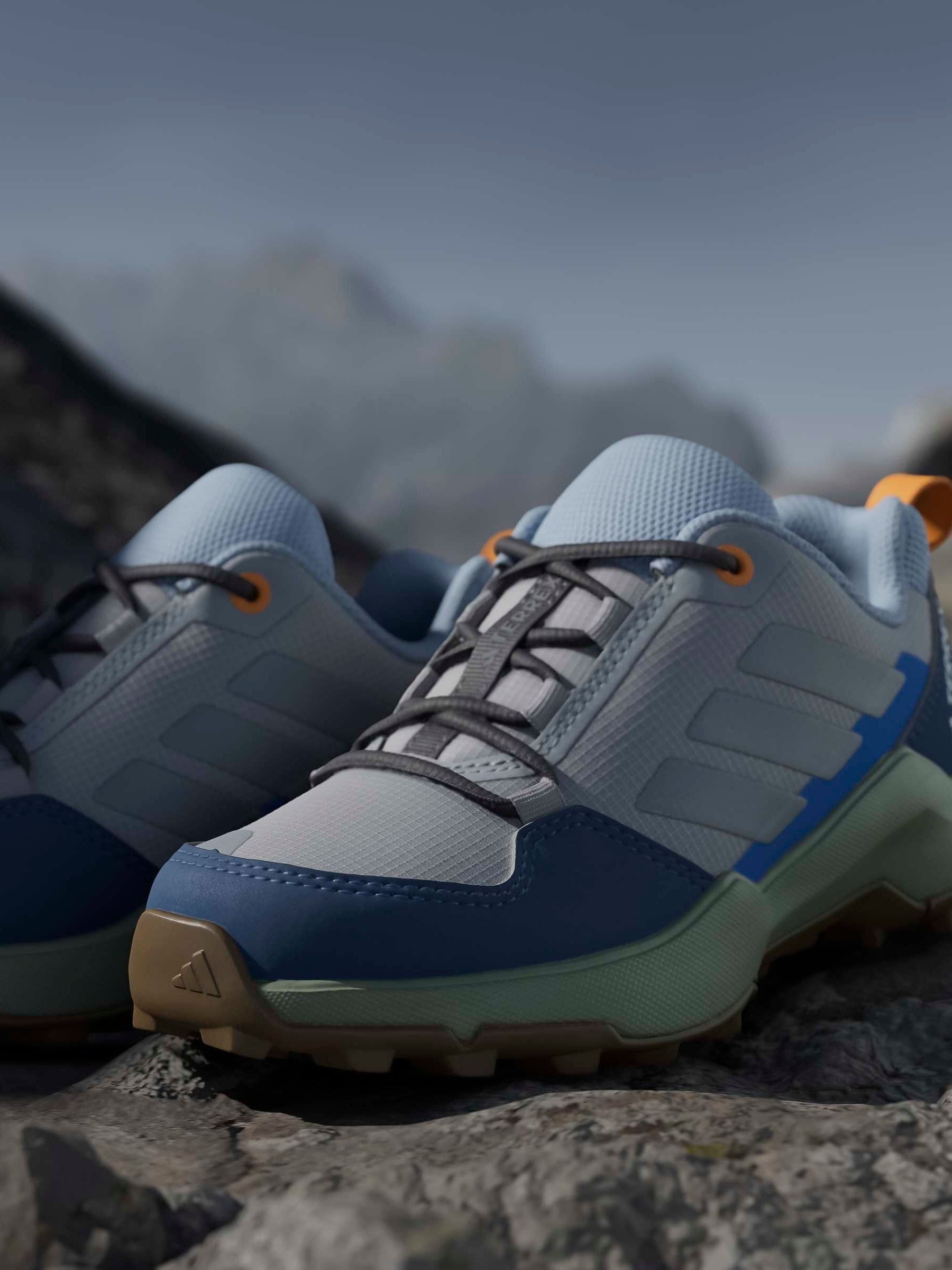 adidas Grey Terrex Ax4r Hiking Kids Trainers image 3
