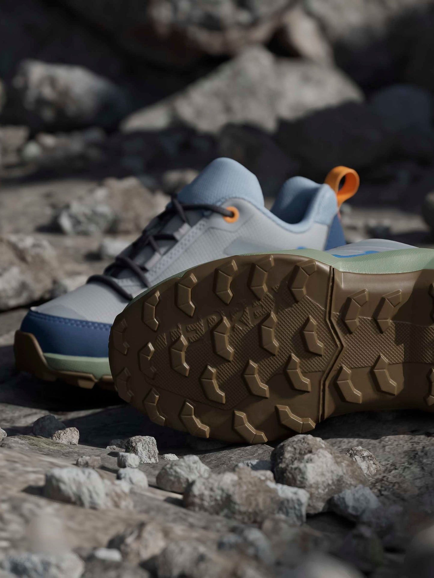 adidas Grey Terrex Ax4r Hiking Kids Trainers image 4