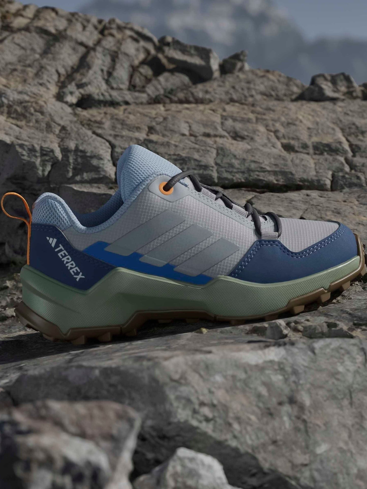 adidas Grey Terrex Ax4r Hiking Kids Trainers image 5