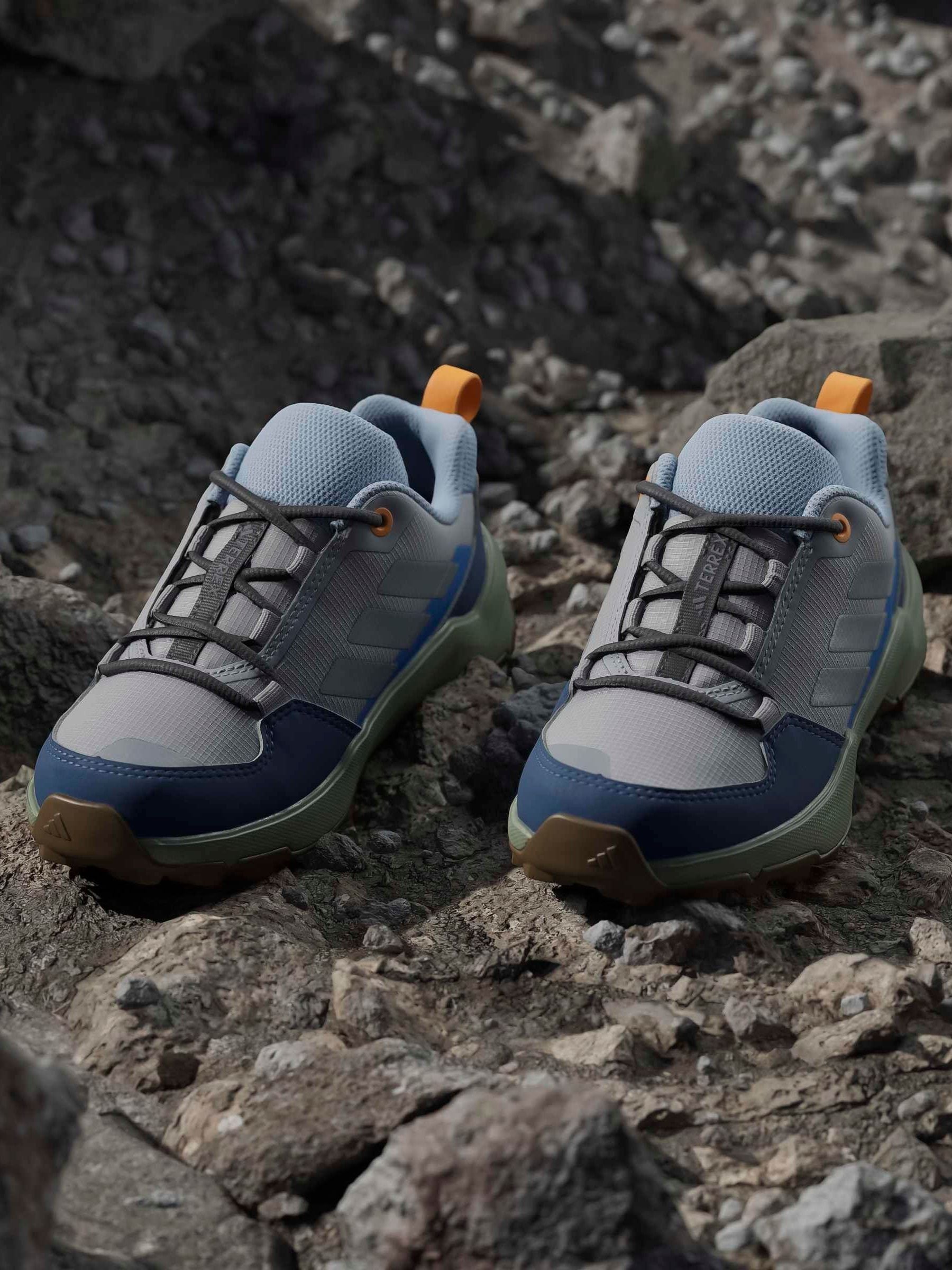adidas Grey Terrex Ax4r Hiking Kids Trainers image 7