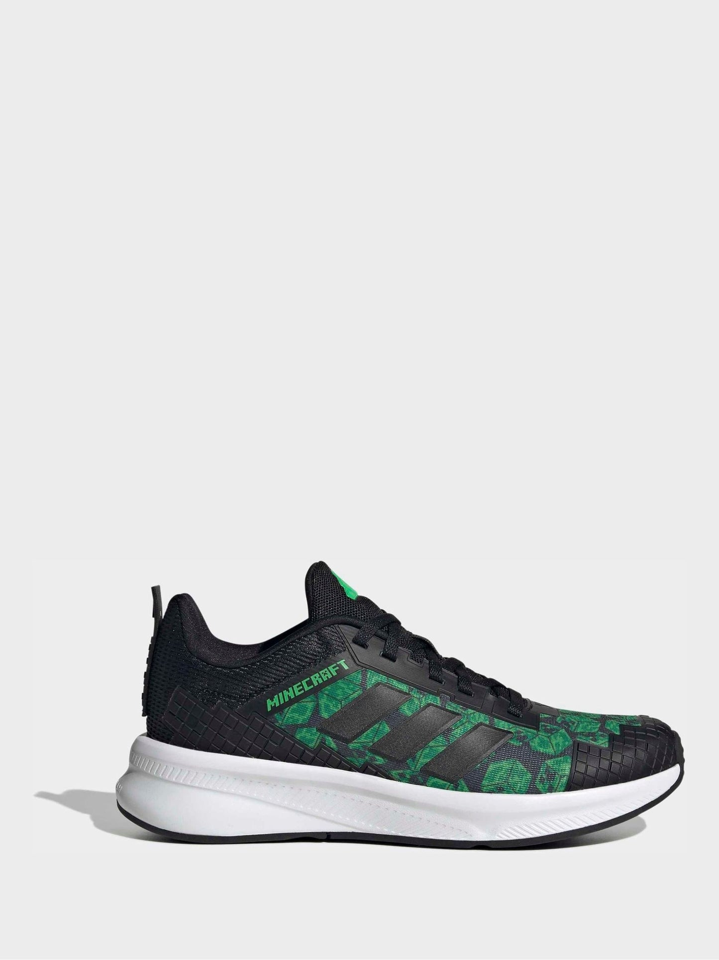 adidas Black Minecraft Fortarun 4.0 Junior Trainers image 3