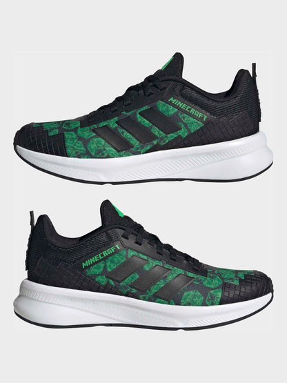 adidas Black Minecraft Fortarun 4.0 Junior Trainers image 7