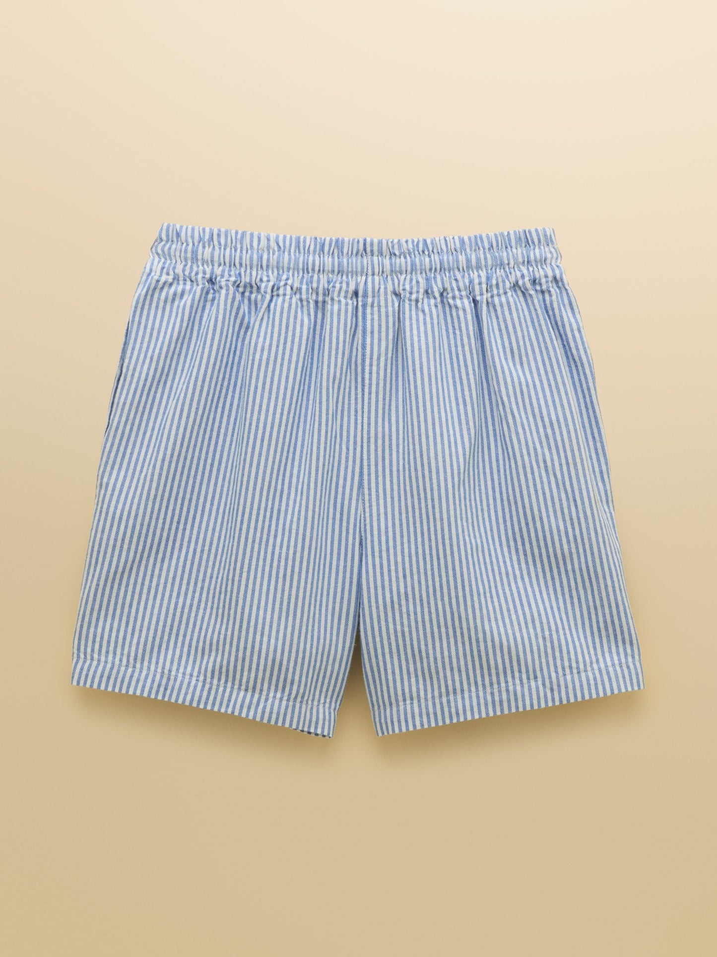 Joules Girls' Amara Blue & White Woven Shorts image 2