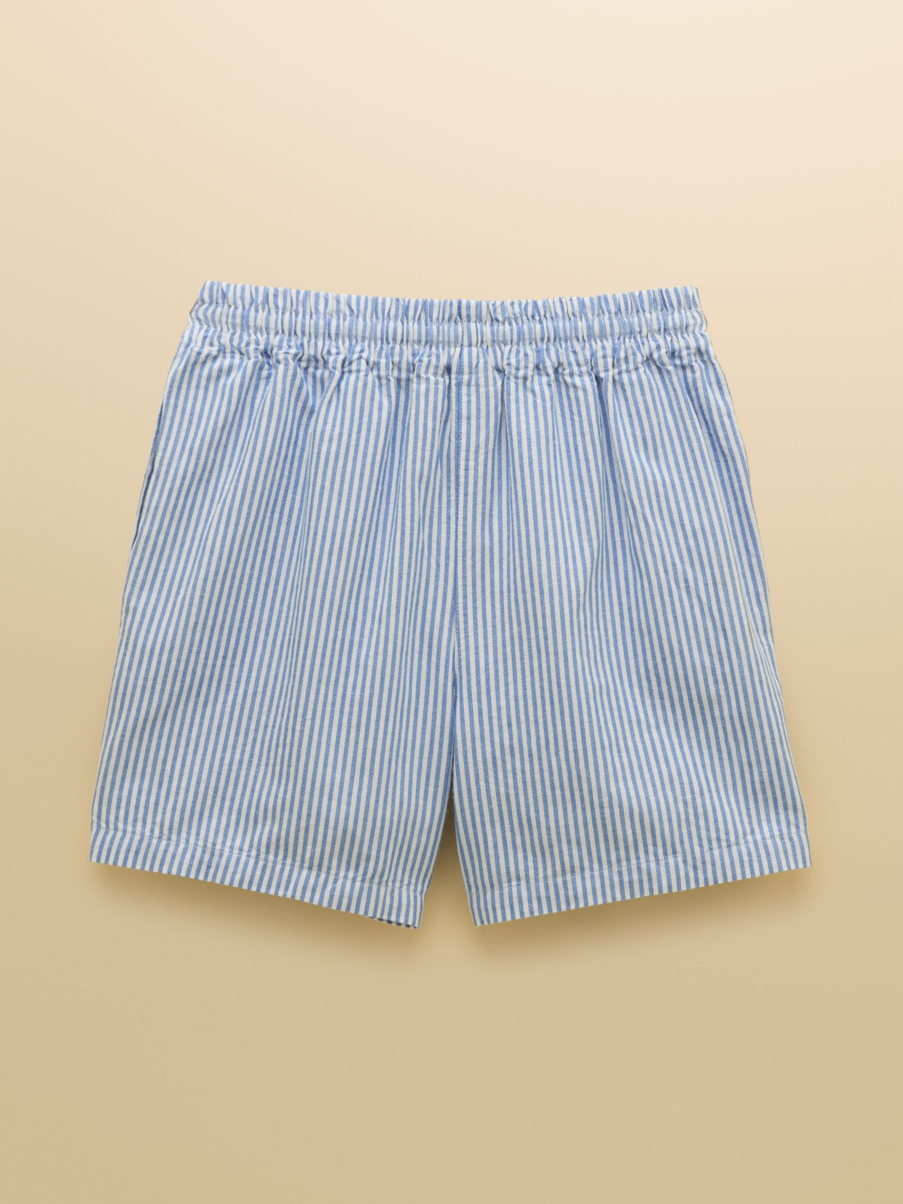 Joules Girls' Amara Blue & White Woven Shorts image 2