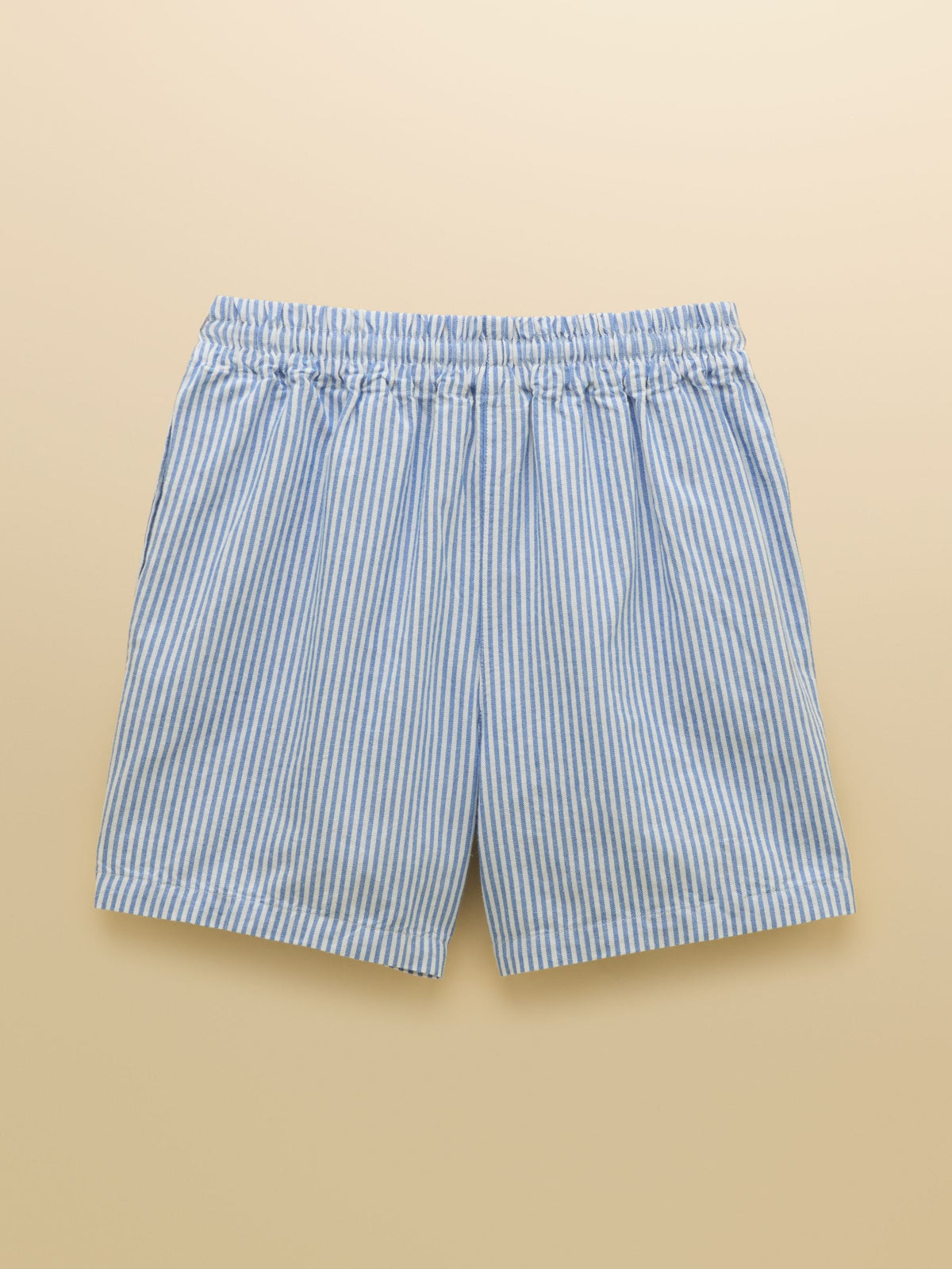 Joules Girls' Amara Blue & White Woven Shorts image 2
