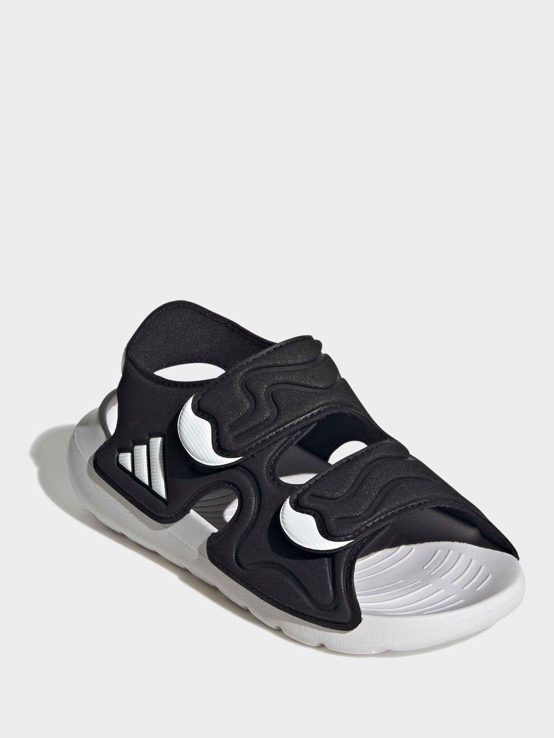 adidas Black AltaSwim 3 Kids Sandals image 1