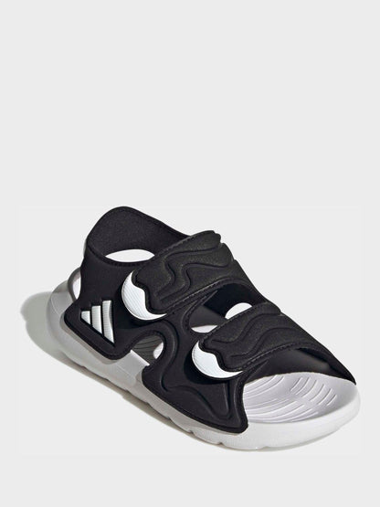 adidas Black AltaSwim 3 Kids Sandals image 1