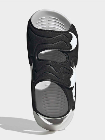 adidas Black AltaSwim 3 Kids Sandals image 8