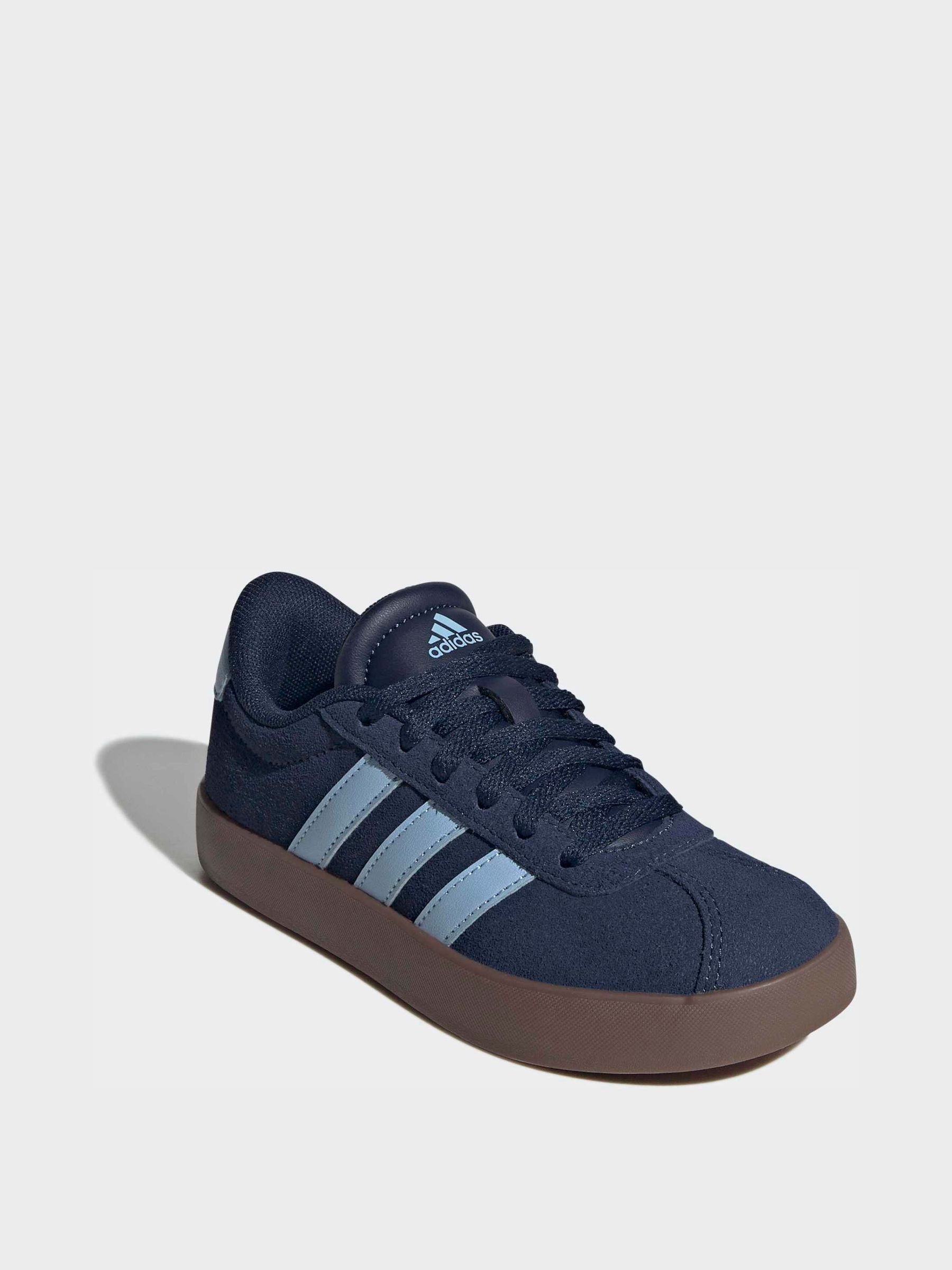 adidas Dark Blue VL Court 3.0 Trainers image 3