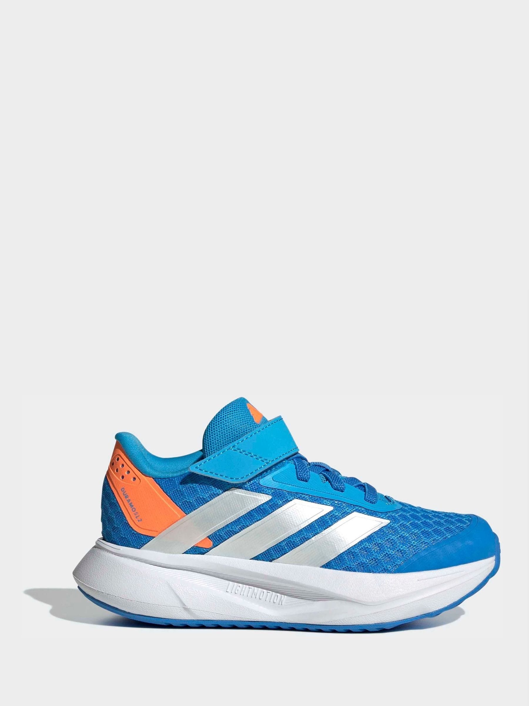 adidas Blue Duramo SL2 Elastic Lace Kids Trainers image 1