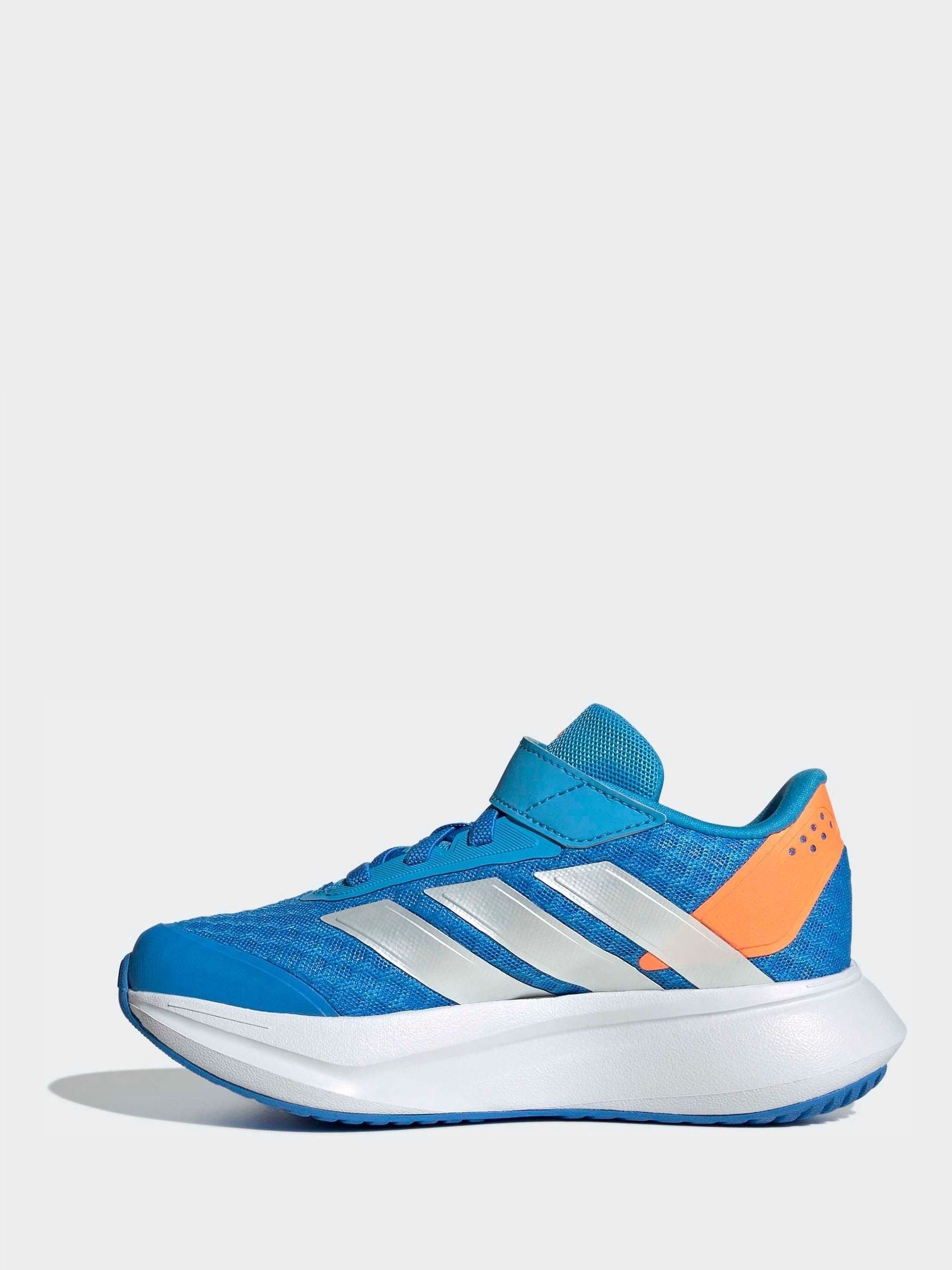 adidas Blue Duramo SL2 Elastic Lace Kids Trainers image 2