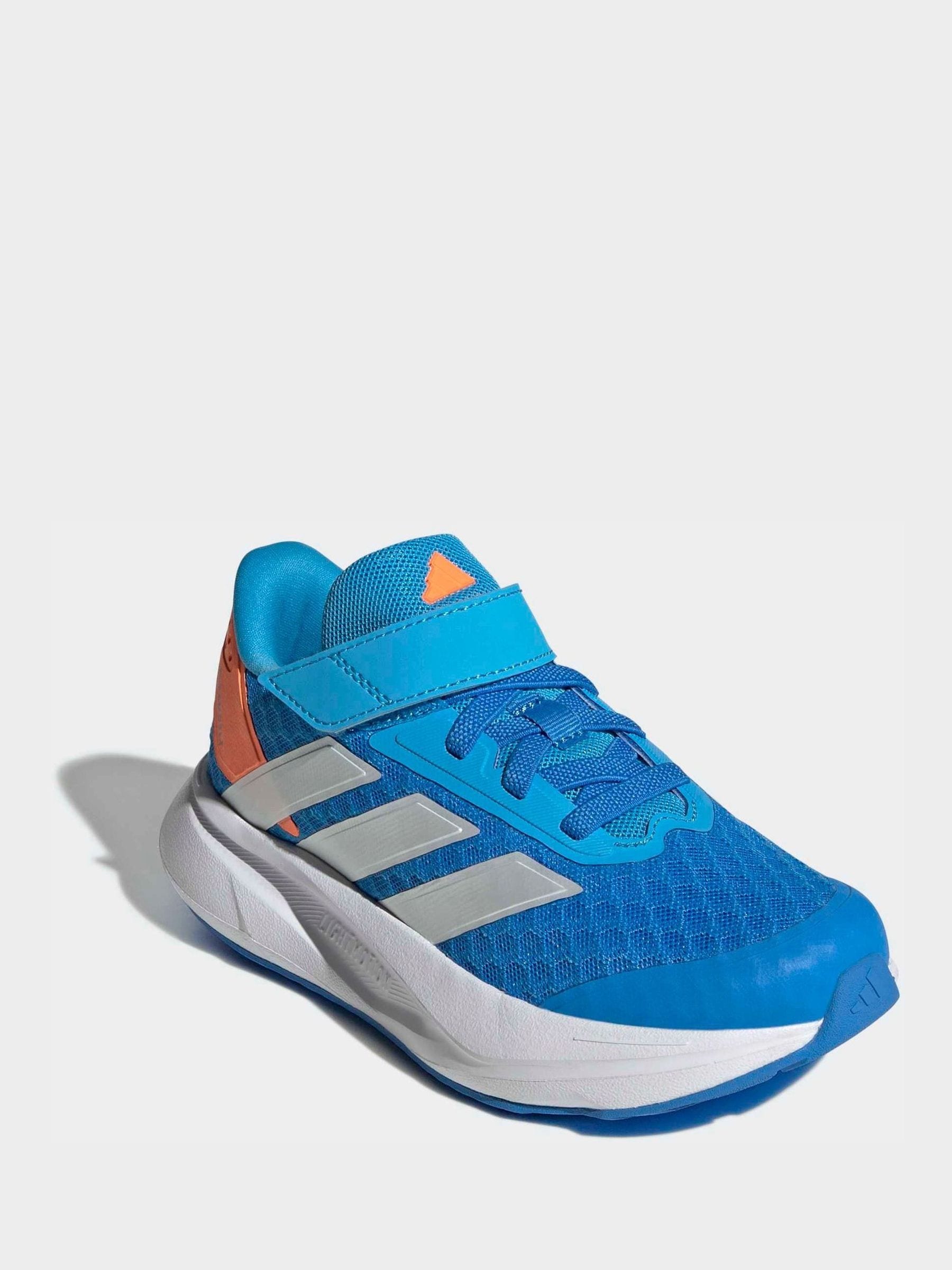 adidas Blue Duramo SL2 Elastic Lace Kids Trainers image 4