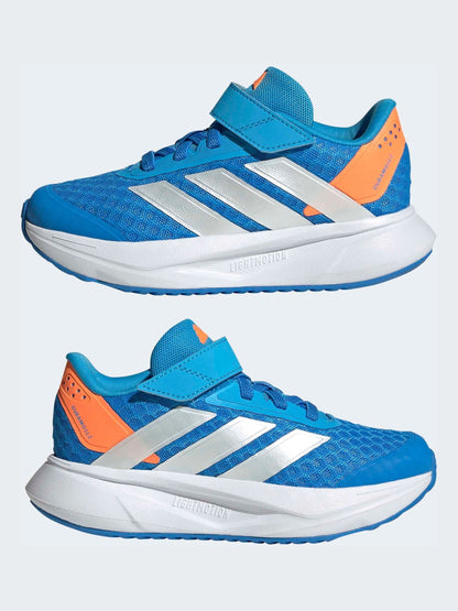 adidas Blue Duramo SL2 Elastic Lace Kids Trainers image 6