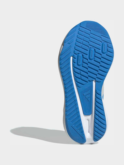 adidas Blue Duramo SL2 Elastic Lace Kids Trainers image 8